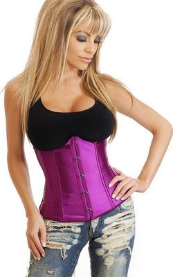 Purple Sexy Underbust